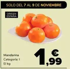 Supeco Mandarina oferta