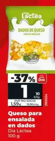 Dia Dia lactea - queso para ensalada en dados oferta
