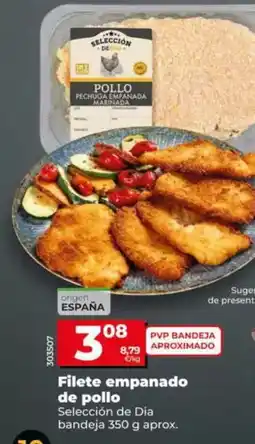 Dia Seleccion de dia - filete empanado de pollo bandeja 350 g aprox oferta
