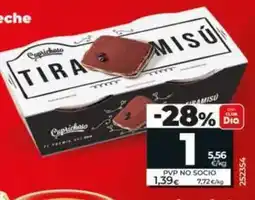 Dia Dia caprichoso - tiramisú pack-2 x 90 g oferta
