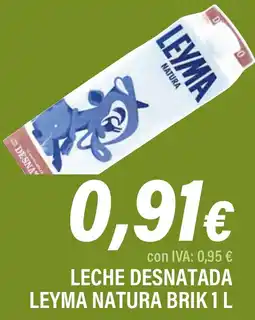 Cash Ifa LEYMA Leche desnatada natura oferta