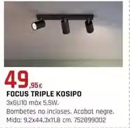 Fes Més Focus triple kosipo oferta