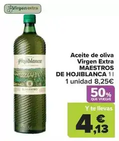 Carrefour Maestros de hojiblanca - aceite de oliva virgen extra oferta