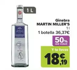 Carrefour Martin miller’s - ginebra oferta