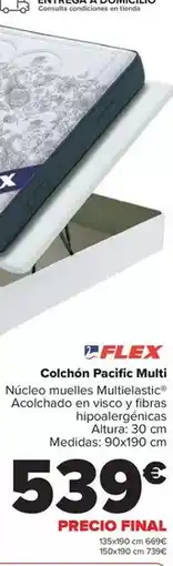 Carrefour Flex - colchón pacific multi oferta