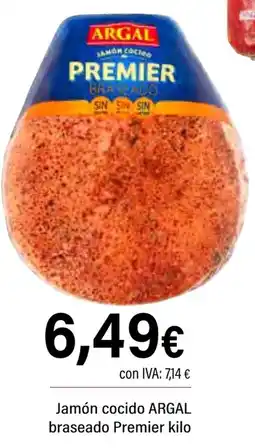 Cash Ifa ARGAL Jamón cocido braseado Premier oferta