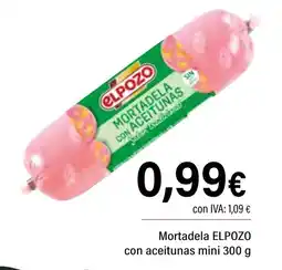 Cash Ifa ELPOZO Mortadela con aceitunas mini oferta