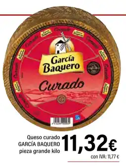 Cash Ifa GARCÍA BAQUERO Queso curado pieza grande oferta