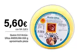 Cash Ifa ANDOLINA Queso D.O Arzúa- Ulloa aproximado pieza oferta