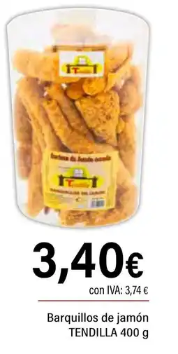 Cash Ifa TENDILLA Barquillos de jamón oferta