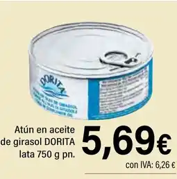 Cash Ifa DORITA Atún en aceite de girasol oferta