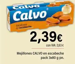 Cash Ifa CALVO Mejillones en escabeche oferta