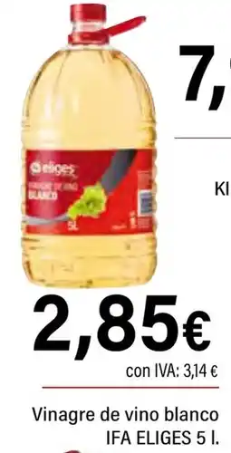 Cash Ifa IFA ELIGES Vinagre de vino blanco oferta