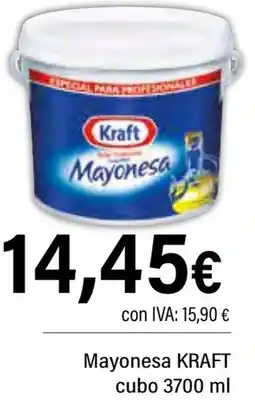 Cash Ifa KRAFT Mayonesa cubo oferta