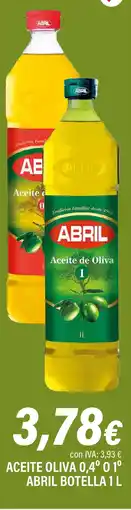 Cash Ifa ABRIL Aceite oliva 0,4° 0 1° oferta