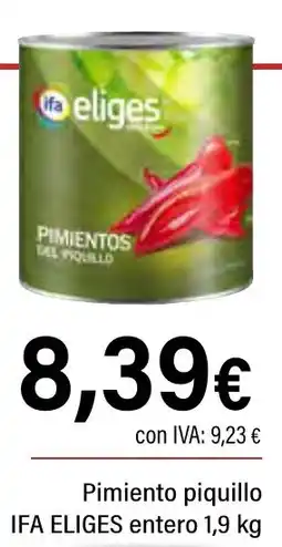 Cash Ifa IFA ELIGES Pimiento piquillo entero oferta