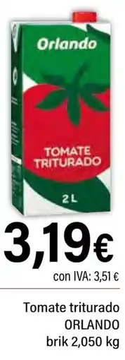 Cash Ifa ORLANDO Tomate triturado oferta