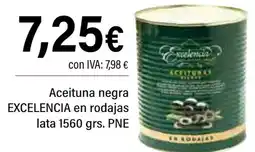 Cash Ifa EXCELENCIA Aceituna negra en rodajas oferta