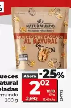 Dia Dia naturmundo - nueces al natural peladas oferta