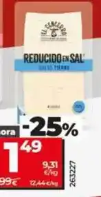 Dia Dia el cencerro - queso tierno reducido en sal en lonchas oferta