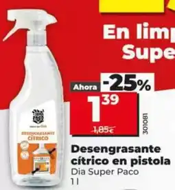 Dia Dia super paco - desengrasante citrico en pistola oferta