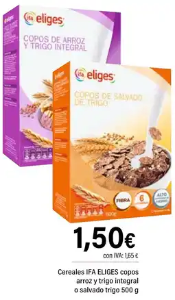 Cash Ifa IFA ELIGES Cereales copos arroz y trigo integral o salvado trigo oferta