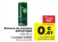 Carrefour Market Appletiser - refresco de manzana oferta