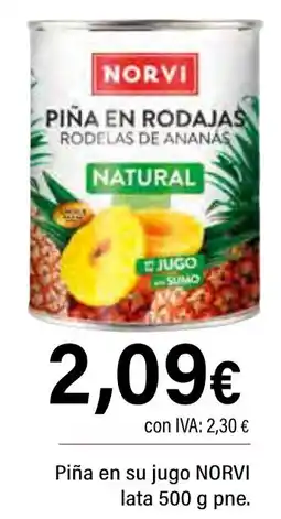 Cash Ifa NORVI Piña en su jugo oferta