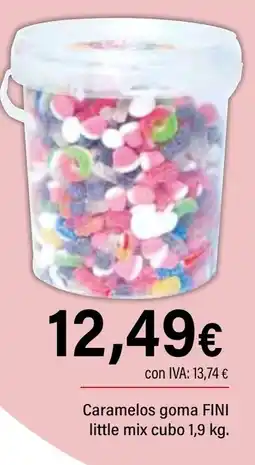 Cash Ifa FINI Caramelos goma little mix cubo oferta