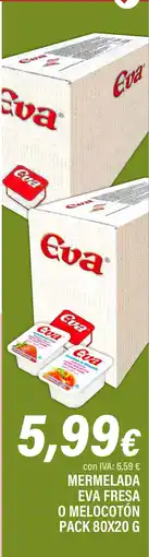 Cash Ifa EVA Mermelada fresa o melocotón oferta