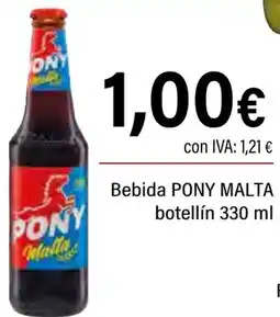 Cash Ifa PONY MALTA Bebida botellín oferta