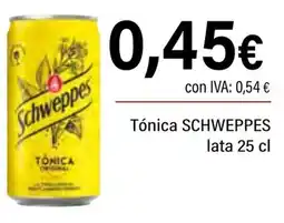 Cash Ifa SCHWEPPES Tónica oferta