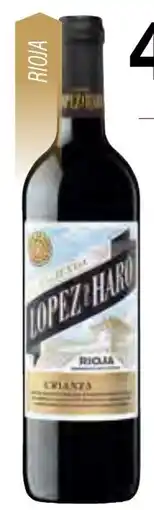 Cash Ifa LÓPEZ DE HARO Hacienda vino tinto d.o.ca. rioja crianzal oferta