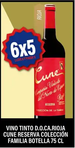 Cash Ifa CUNE Vino tinto d.o.ca.rioja reserva colección familia oferta