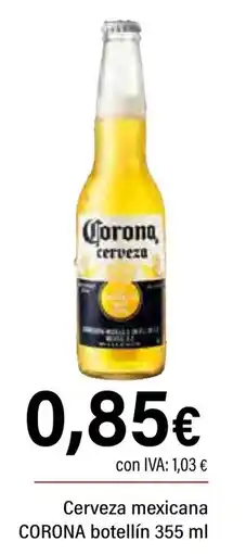 Cash Ifa CORONA Cerveza mexicana botellín oferta