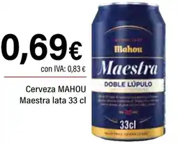 Cash Ifa MAHOU Cerveza Maestra oferta