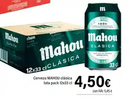 Cash Ifa MAHOU Cerveza clásica oferta