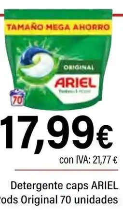 Cash Ifa ARIEL Detergente caps Pods Original oferta