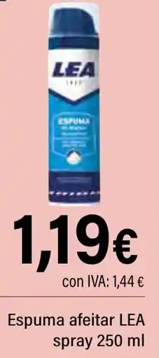 Cash Ifa LEA Espuma afeitar spray oferta