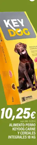Cash Ifa KEYDOG Alimento perro carne y cereales integrales oferta