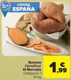 Carrefour Market Carrefour - boniato el mercado oferta