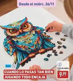 ALDI Puzle de madera oferta