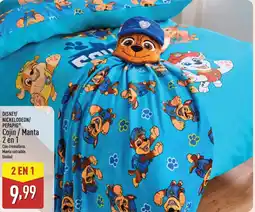 ALDI DISNEY/ NICKELODEON/ PEPAPIG Cojín / Manta oferta