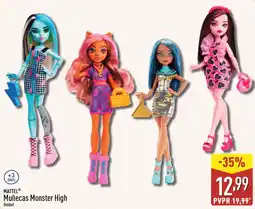 ALDI MATTEL Muñecas Monster High oferta