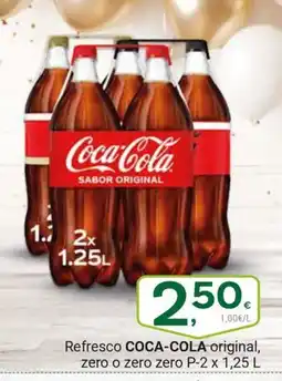 Supermercados Dani COCA-COLA Refresco original, zero o zero zero oferta