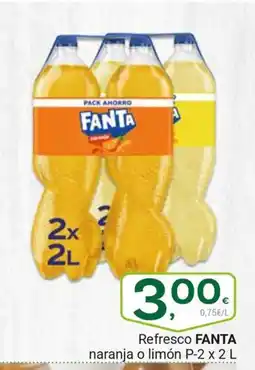 Supermercados Dani FANTA Refresco naranja o limón oferta