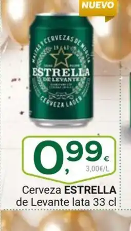 Supermercados Dani ESTRELLA Cerveza de Levante lata oferta