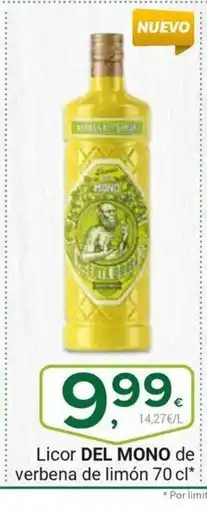 Supermercados Dani DEL MONO Licor de verbena de limón oferta
