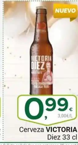 Supermercados Dani VICTORIA Cerveza Diez oferta