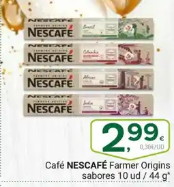 Supermercados Dani NESCAFÉ Café Farmer Origins oferta